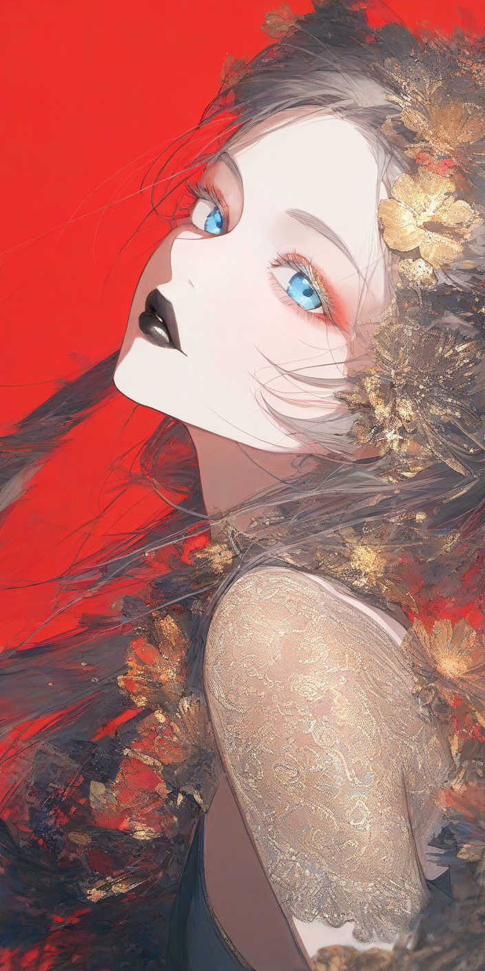 gold and red