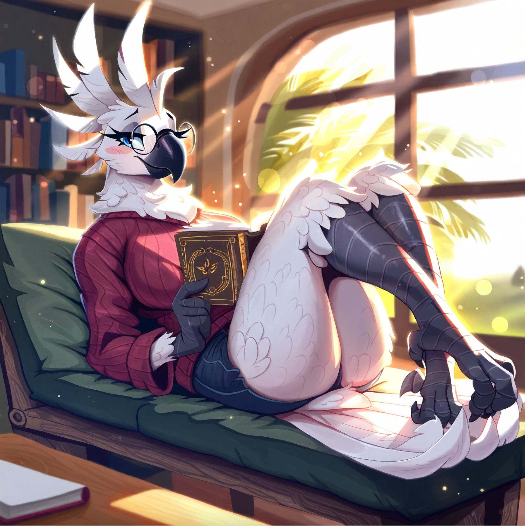 同じプロンプトを使用するNovelAI Diffusion Furry V1.3とV3の比較